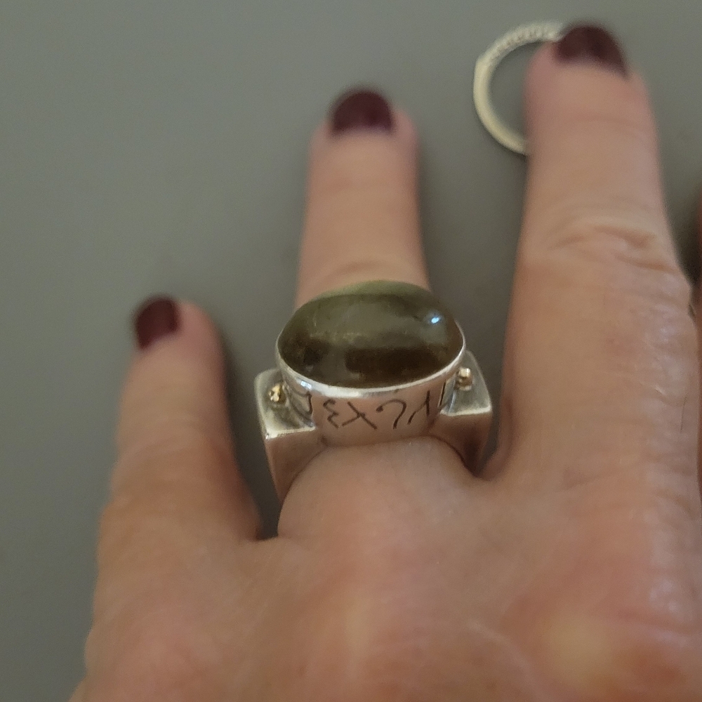 Sterling Silpada Labradorite Ring